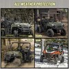 SAUTVS TPE Front Row Floor Mats Floor Liners for Polaris