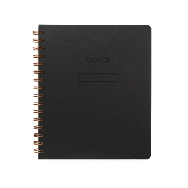 Minimalist Planner - Undated Monthly and Weekly Pages - Letterpressed