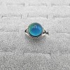 Sterling Mood Ring in Sterling Silver Plated, Color Changing Ring