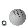 1964-72 White 4 Speed Shifter Ball Correct 1-7/8" with Lock