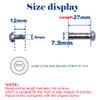 OTFAITP M8 x 27 mm Screws for 2-3-4-Wheel Kid Scoote