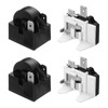 sourcing map 2 Set PTC Refrigerator Starter Relay 15 Ohm