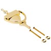 National Hardware N336-216 Door Knocker, Brass, 7"