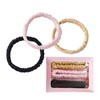 Hapforever 3PCS Silk Hair Ties for Women, 19 Momme 100%