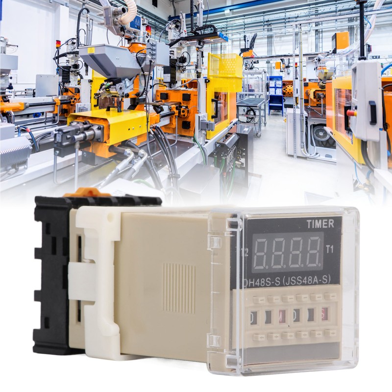 Time Relay 0.1s To 99h Adjustable Digital Cycle Delay Timer