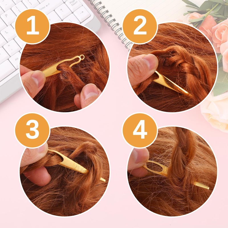 Bewudy 6 Pcs Interlocking Tool for Locs, Interlocking Dreadlock Tool,