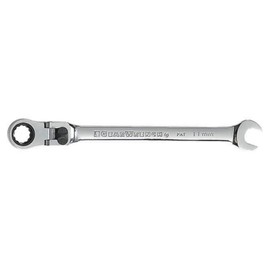 GEARWRENCH 12 Pt. XL Locking Flex Head Ratcheting Combination Wrench, 11mm - 85611