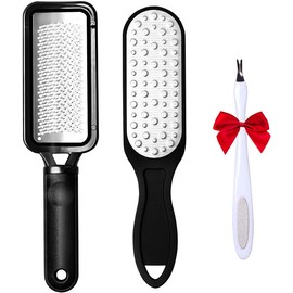 FOLAI Foot File Exfoliating Remover Heel 3 in 1 Exfoliating Foot File Exfoliating Remover Shaving Professional Foot File Safe Efficient Micro Cutter for Travel Dry Feet