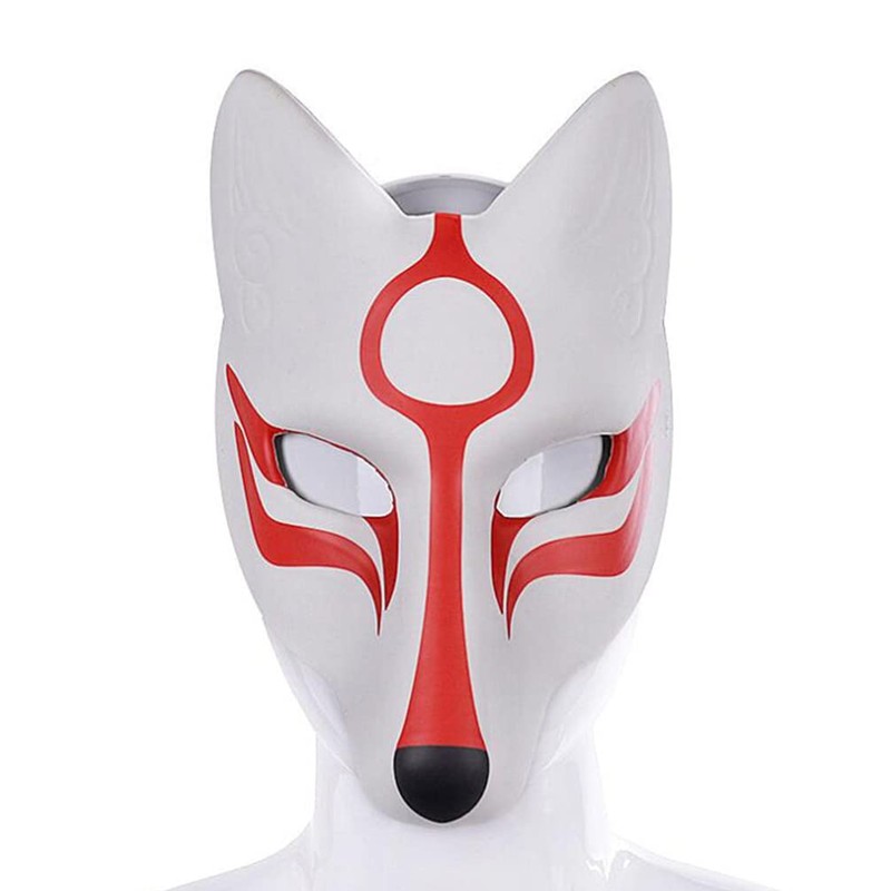 TENDYCOCO 2 Pieces Fox Japanese Kitsune Mask Fox Mask Japan