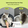 Pet grooming comb for dogs & cats,double-sided stainless steel hair