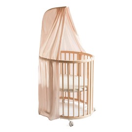 Stokke Sleepi Canopy by Pehr V3, Blush - Compatible with Sleepi Drape Rod V3 - Available in Numerous Colors - Oeko-Tex Standard 100