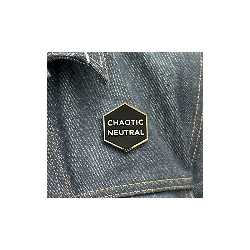 Pinsanity Chaotic Neutral Enamel Lapel Pin