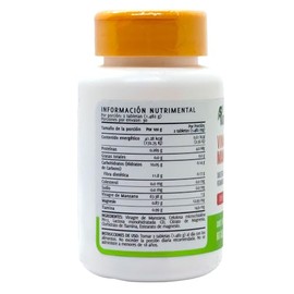 Vinagre de Manzana 60 tabletas SNatural Vitamina B1 Citrato de Magnesio