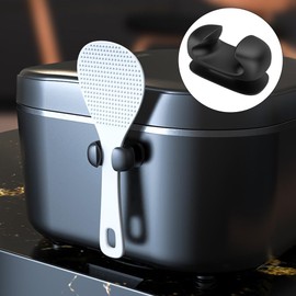 Moeagel Rice Spoon Holder, Sticky Type, Easy to Install, Rice Spoon Holder, Rice Spoon, Rice Spoon, Lost Prevention, Multifunctional, Small Storage, Simple Construction, Easy to Use (1)