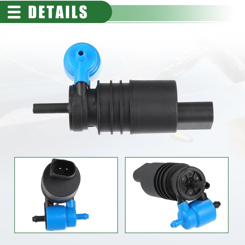 QUARKZMAN Washer Pumps for Jeep Plastic No. 8260A059 Black