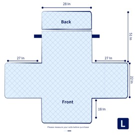 SUBRTEX Recliner Chair Covers Fitted Large Recliner Sofa Slipcovers Seat Width to 28 Inch Reversible Washable Recliner Chair Protector with Elastic Adjustable Strap for Home (Large, Wine)