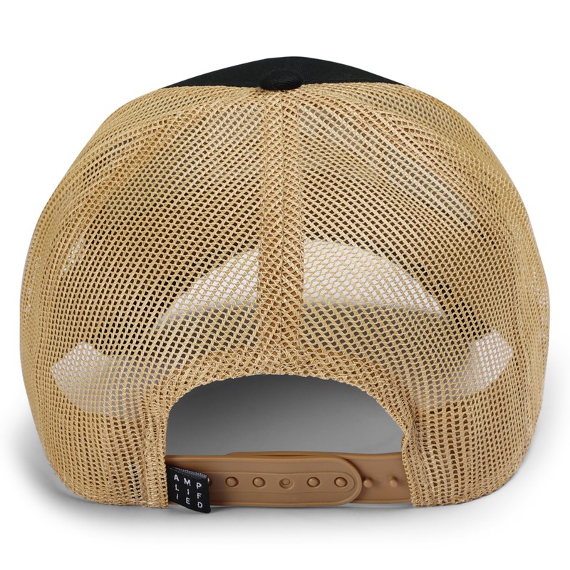 Amplified Trucker Baseball Cap with Adjustable Snapback Closure, Breathable, Queen,