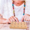 WRITWAA Hand Rehabilitation Training Device Wooden Screw Board for Hand