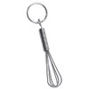 Contacto Stainless Steel Keyring Whisk Chrome with Ring
