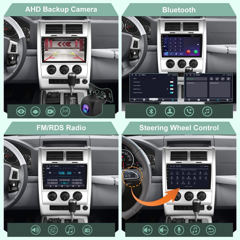 [2G+64G] Car Radio for Jeep Liberty 2008 2009 2010 2011