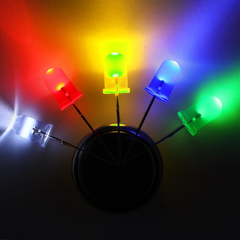 EBOOT 100 Pieces Clear LED Light Emitting Diodes Bulb LED