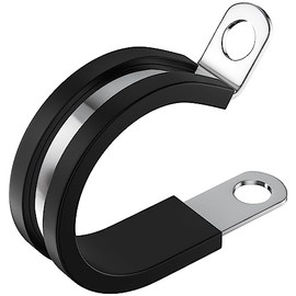 20 PCS 1-3/4 Inch Cable Clamps, 304 Stainless Steel Cable Clamps, Insulated Clamp, Hose Clamp, Pipe Clamp, Durable Clamp, and Wire Clamp by RTHIEAI