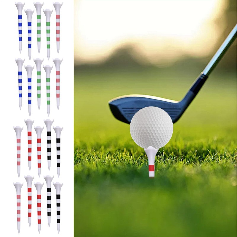 Golf Tee Holder | Training Golf Balls Tees - Striped
