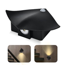 Haninula Motion Sensor Night Light, Battery Operated Wall Sconces, 60 Lumen 3 Modes Motion Sensor, 3000K Warm Yellow Magnetic Wall Light for Stairs Bedroom Hallway 1Pcs