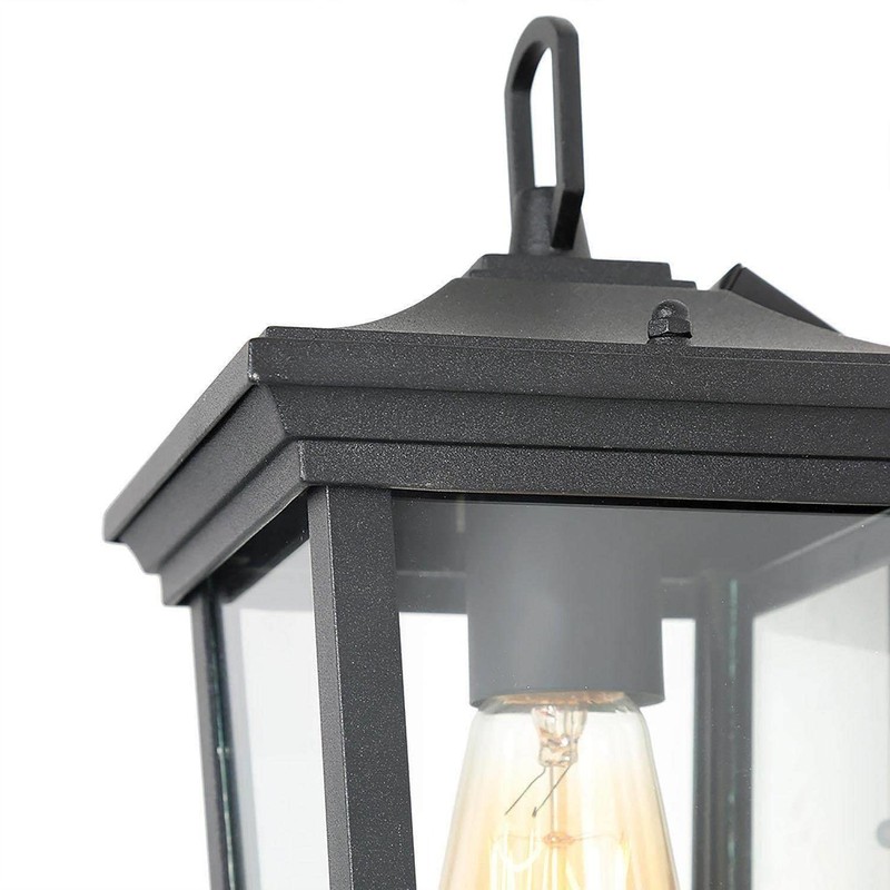 LNC Black Outdoor Wall Lantern, Farmhouse Waterproof Exterior Light Fixtures
