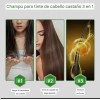 Shampoo Matizador Tinte Rubio Cobertura Cubre Canas Nutre