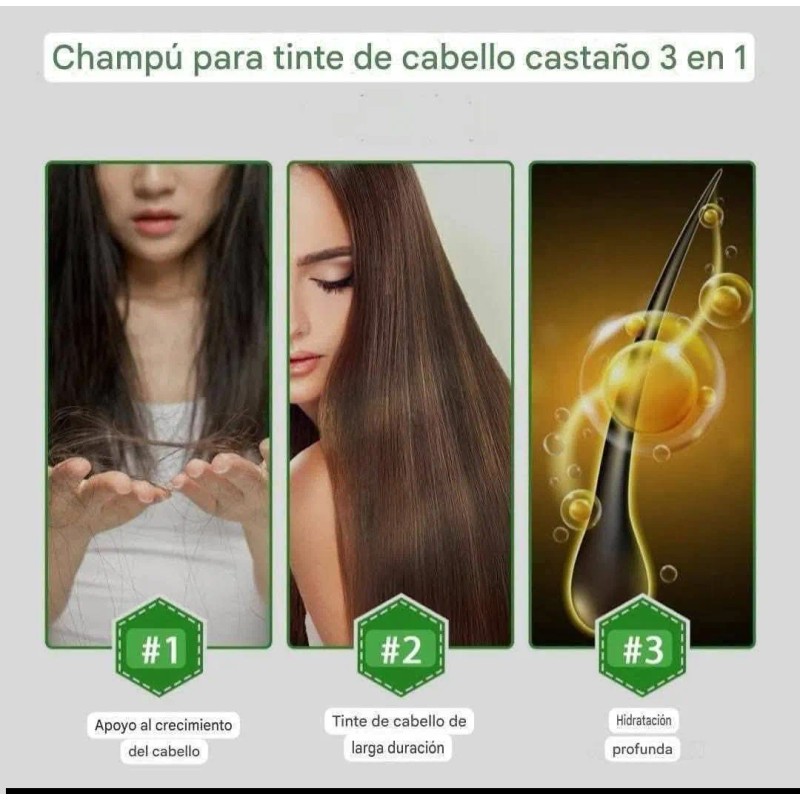 Shampoo Matizador Tinte Rubio Cobertura Cubre Canas Nutre