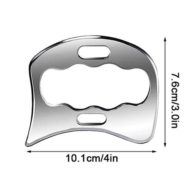 Laroal Gua Sha Scraper Massage Tool, Stainless Steel Muscle Scraper