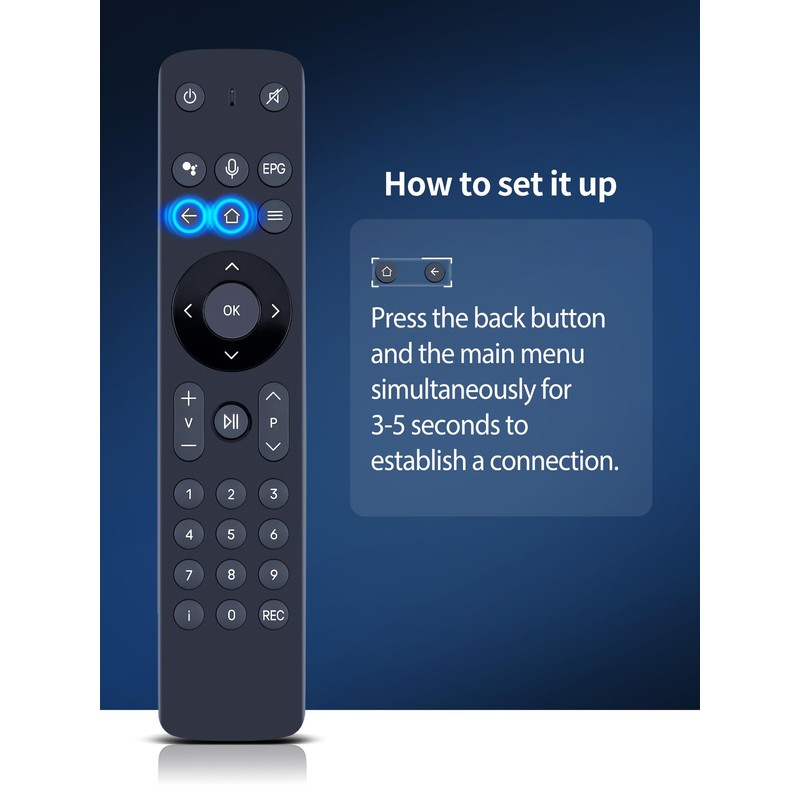 TCNOUMT T4HIS2105/30K Voice Remote Control for Tech4home Lda TV MagentaTV