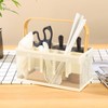 AJIODA Utensil Caddy Metal Mesh Silverware Cutlery Organizer Basket with