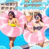 WinnerWhy 2 Pcs Jumbo Pink Swim Ring with Handles 47.24