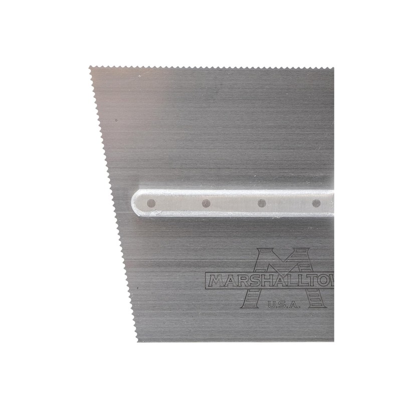 Marshalltown 766SD Notched Trowel 1/16 x 1/32 x 1/32-Inch U-Durasoft