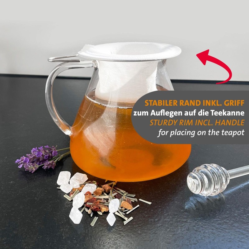 Westmark Teatime 153222E3 Tea Nets for 6-7 Cups of Teatime