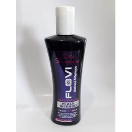 shampoo matizador flovi plata intenso elimina reflejos amarillos dorados, efecto intenso para luces y rayos platinados, canas desde la primera...     