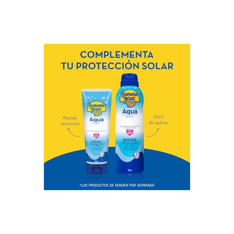 Banana Boat, Protector Solar Aqua Protect 50+ FPS 236 ml