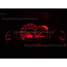 newlineperformance Red Cluster LED Bulb Kit for Mitsubishi Eclipse 2000-2002