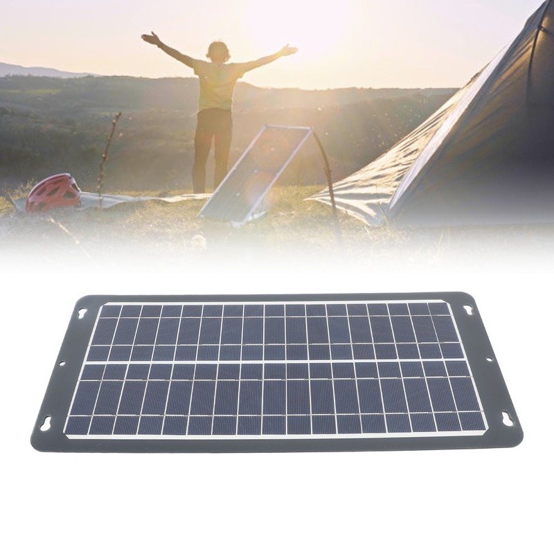 30W Solar Panel with OBD Plug High Efficiency Monocrystalline Portable