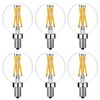 LiteHistory e12 led dimmable g16.5 Light Bulb 6W Equal 60
