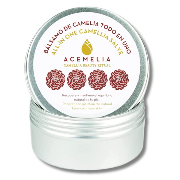 Acemelia - Camelia All-in-One Balm - Soothing Conditioner, Multifunctional, Protects, Repairs, Soothes and Restores - 100% Natural - 50g