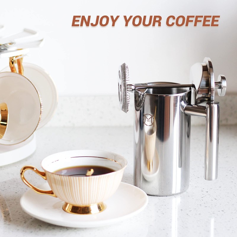 MAGICAFÉ French Press Coffee Maker – Single Serve 1 Cup