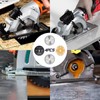 4Pcs 4-1/2 Inch Compact Circular Saw Blade Set with 3/8"