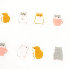 Hamamonyo Washaru Face I LOVE Hamster