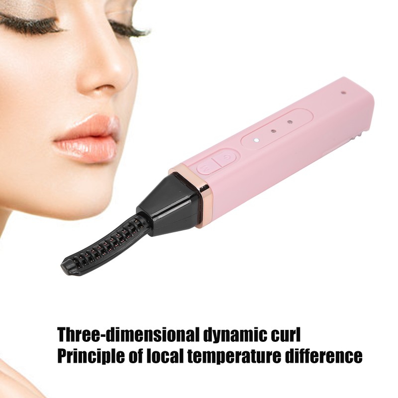 Rechargeable Electric Eyelash Curler Fast Heating Long Lasting Eyelash Curling
