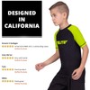 Elite Sports Rash Guards for Boys and Girls, Short Sleeve