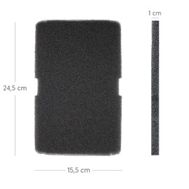 GIANTO Replacement Foam Filter Compatible with Beko Heat Pump and Condensation Dryer Maintenance Heat Exchanger 150x240x10mm