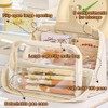 MHwan Pencil case with 9 compartments and large capacity, three-dimensional
